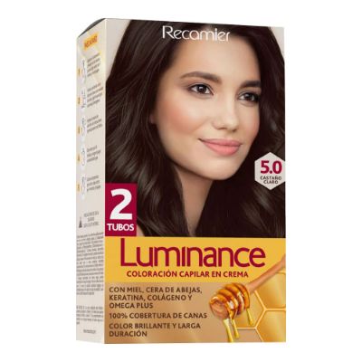 Imagen de Tinte LUMINANCE castaño claro 2 tubos N.° 5.0