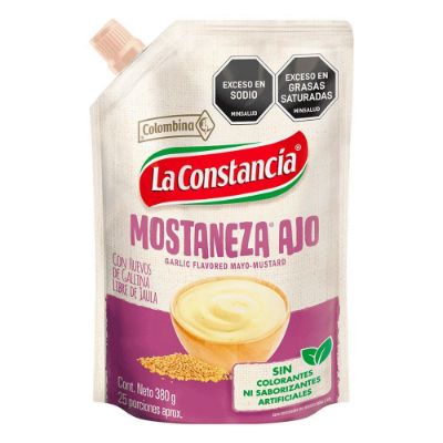 Imagen de Salsa mostaneza LA CONSTANCIA ajo (380  gr)