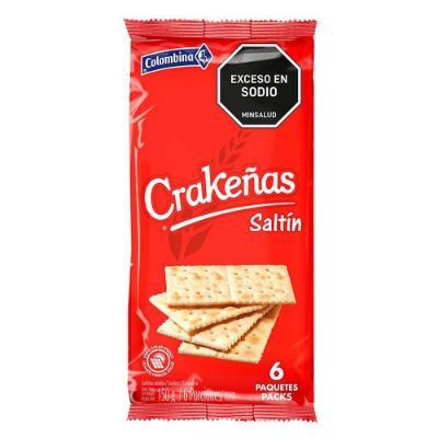 Imagen de Galletas CRAKENAS saltin (150  gr)