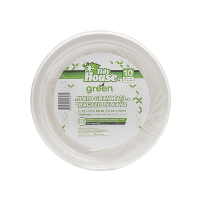 Imagen de Plato-Bagazo-Cana-23cm-Tidy-House-10-und