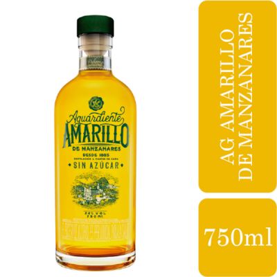 Imagen de Aguardiente AMARILLO de manzanares  x750 ml