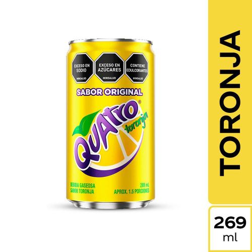 Imagen de Bebida QUATRO Gaseosa Toronja (269  ml)