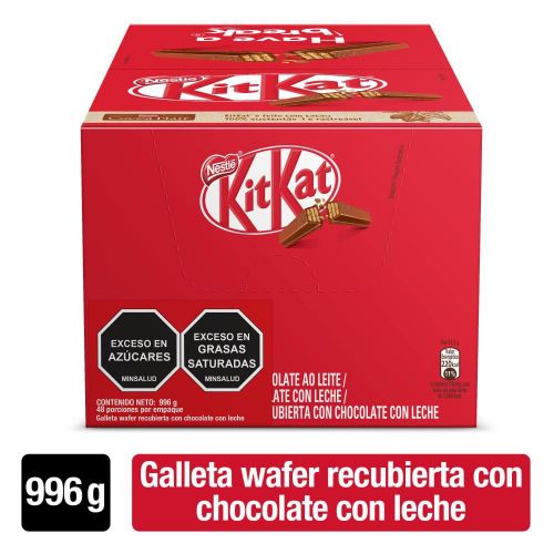 Imagen de Galleta wafer KIT KAT cubierta con chocolate (996  gr)