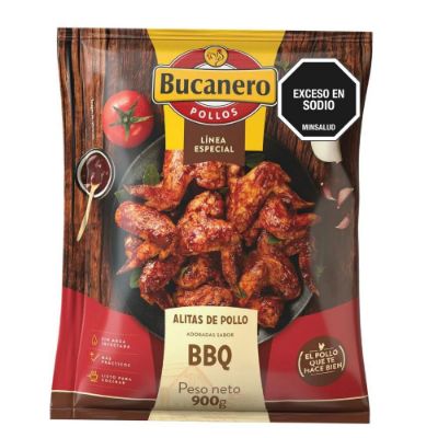 Imagen de Alitas EL BUCANERO adobadas BBQ (900  gr)