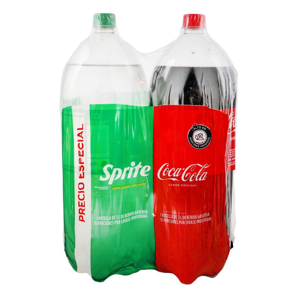 Imagen de Gaseosa COCA COLA original + Sprite x2und (6000  ml)