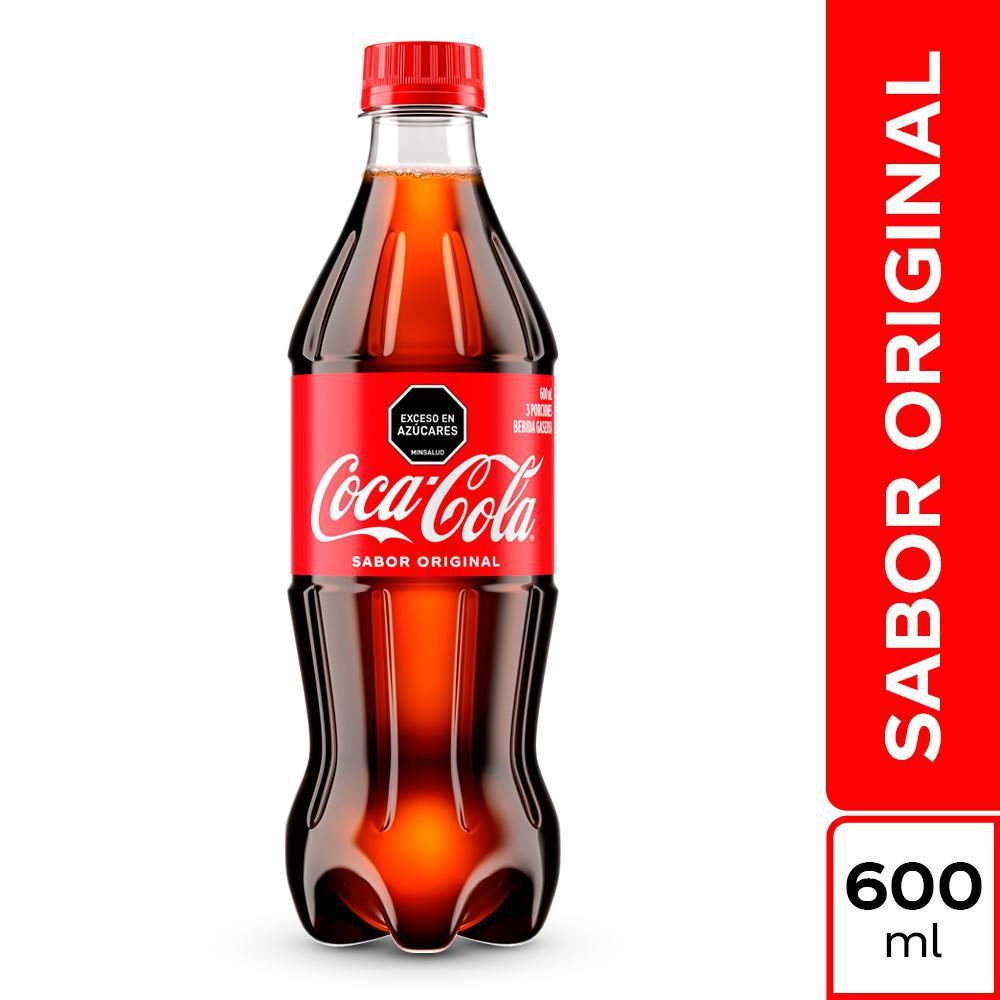 Imagen de Gaseosa COCA COLA original (600  ml)