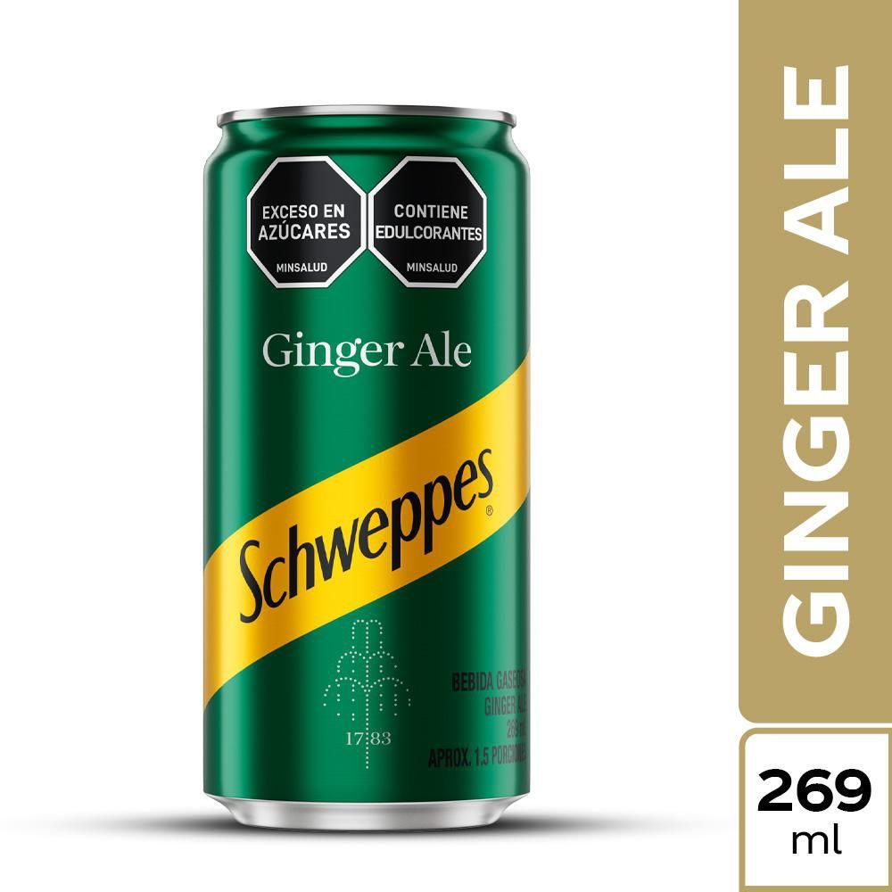 Imagen de Gaseosa SCHWEPPES ginger ale lata (269  ml)