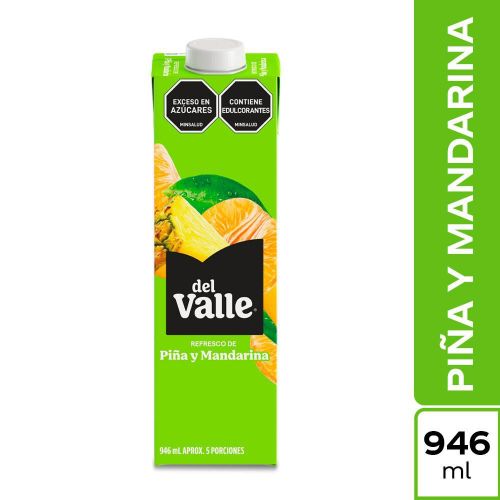Imagen de Refresco DEL VALLE piña y mandarina tetra pack (946  ml)