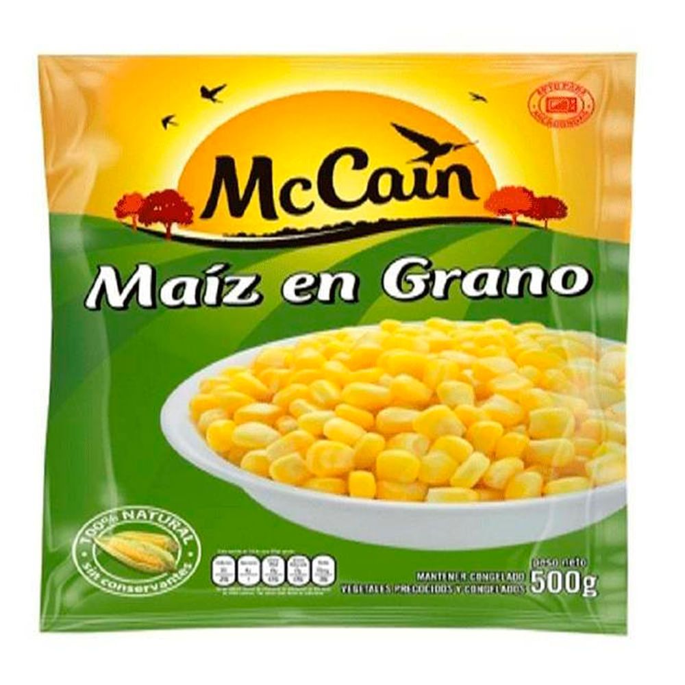 Imagen de Maíz MC CAIN desgranado congelado x500 g