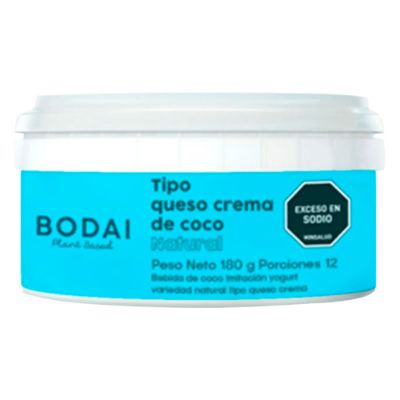 Imagen de Queso crema BODAI coco x180 g