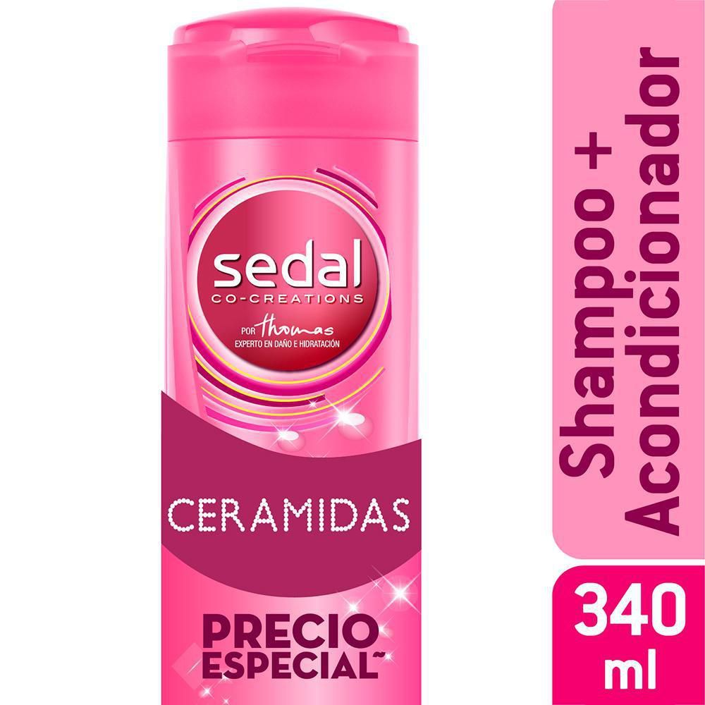 Imagen de Shampoo SEDAL ceramidas + acondicionador (680  ml)