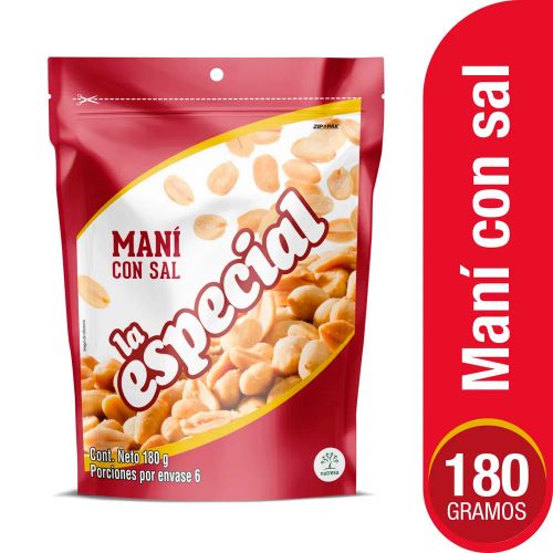 Imagen de Pasabocas LA ESPECIAL mani con sal x180 g