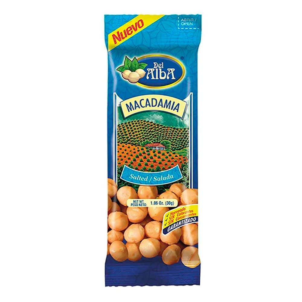 Imagen de Macadamia DEL ALBA salado x30 g