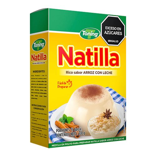 Imagen de Natilla TONING arroz con leche x300 g