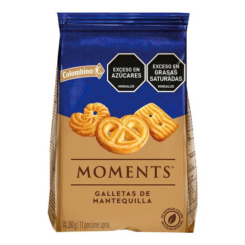 Imagen de Galletas COLOMBINA moments x280 g