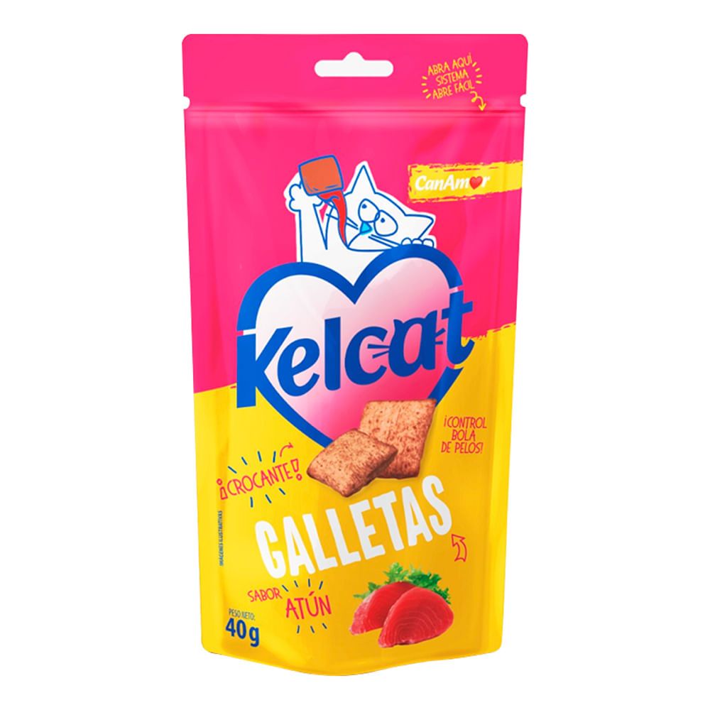 Imagen de Galleta para gato KELCAT sabor a atún x40 g