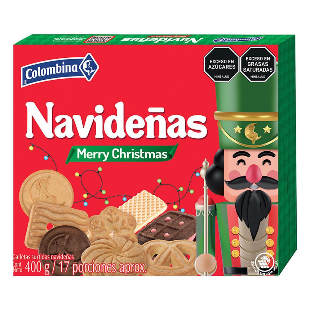 Imagen de Galletas COLOMBINA surtidas navideñas x400 g
