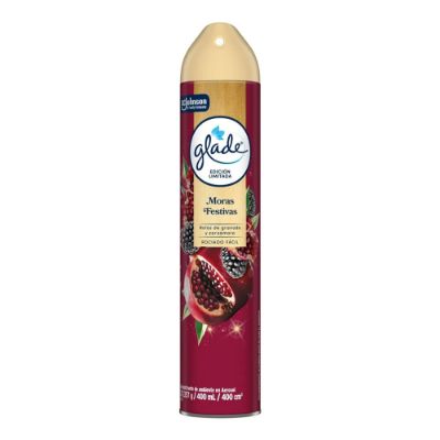 Imagen de Ambientador GLADE aerosol moras festivas x400 ml