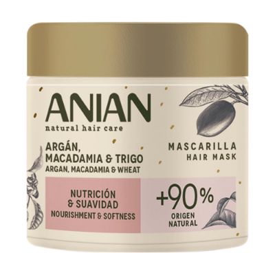 Imagen de Mascarilla ANIAN argán macadamia y trigo x350 ml