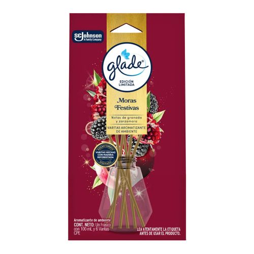 Imagen de Ambientador GLADE varitas moras festivas x100 ml