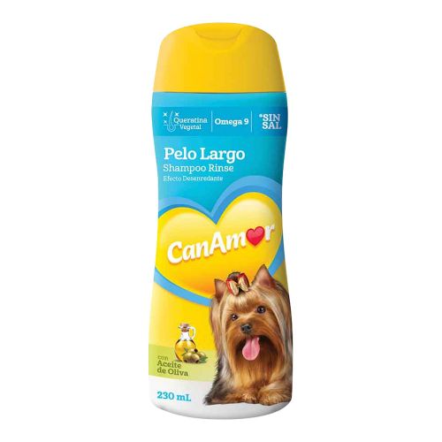 Imagen de Shampoo rinse para perro CANAMOR 2en1 x230 ml