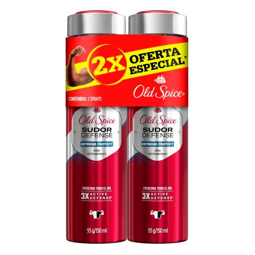 Imagen de Desodorante OLD SPICE extrema protección 2 unds x93 g c/u