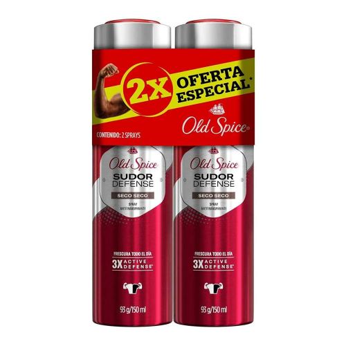 Imagen de Desodorante OLD SPICE seco 2 unds x150 ml c/u