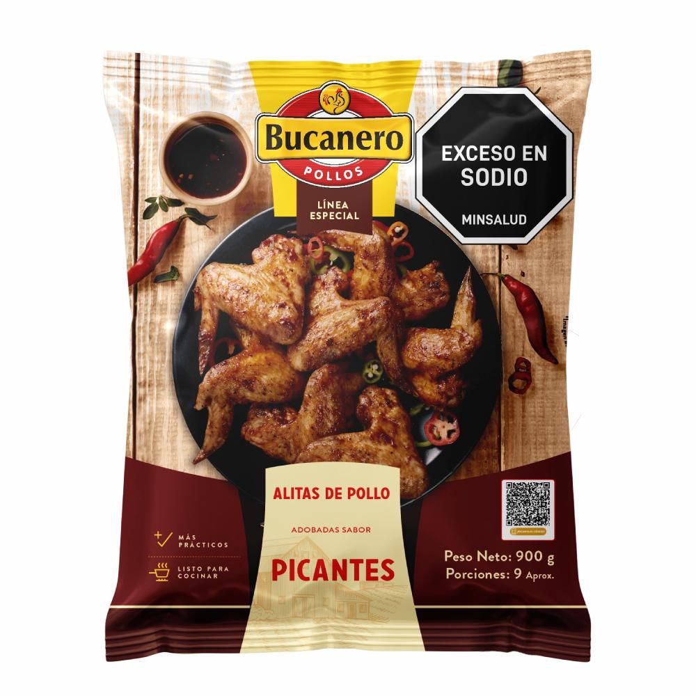Imagen de Alitas EL BUCANERO picantes (900  gr)