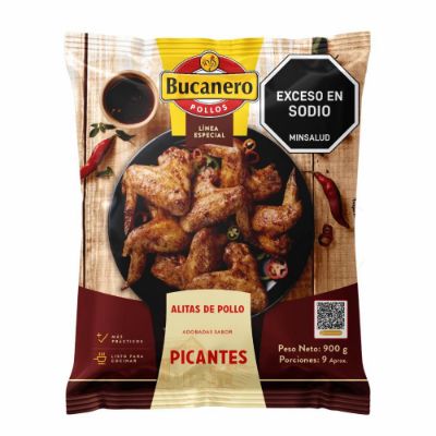 Imagen de Alitas EL BUCANERO picantes (900  gr)