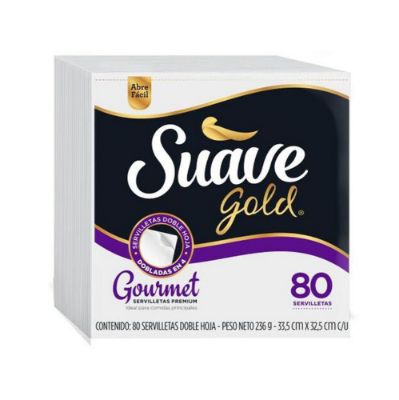 Imagen de Servilletas SUAVE gourtmet premium (80  und)