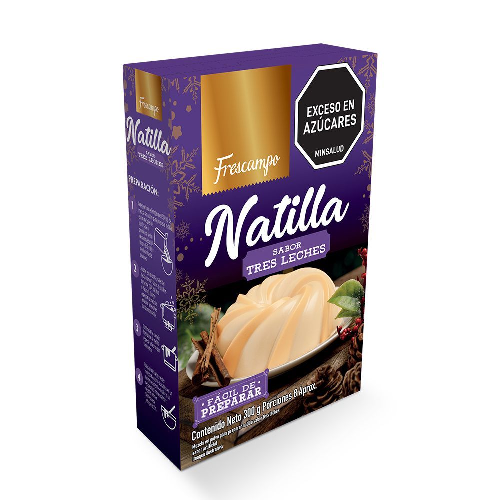 Imagen de Natilla FRESCAMPO tres leches (300  gr)