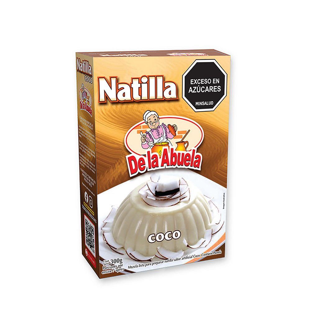 Imagen de Natilla DE LA ABUELA Coco (300  gr)