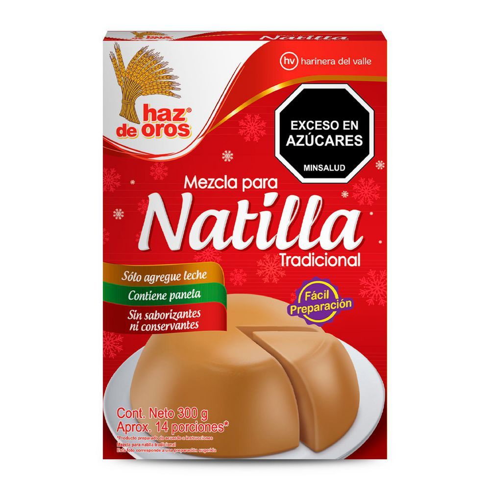 Imagen de Mezcla HAZ DE OROS natilla tradicional (300  gr)