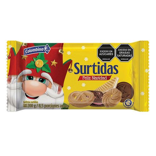 Imagen de Galletas COLOMBINA Surtidas Navidad (200  gr)
