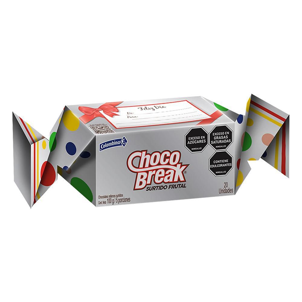 Imagen de Chocolates CHOCOBREAK surtido frutal (100  gr)