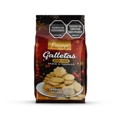 Imagen de Galletas FRESCAMPO sabor vainilla (180  gr)