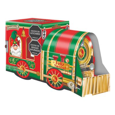 Imagen de Galletas navidad COLOMBINA con mantequilla caja tren (200  gr)