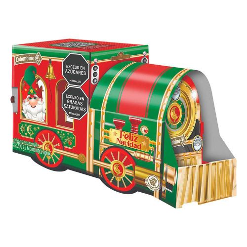 Imagen de Galletas navidad COLOMBINA con mantequilla caja tren (200  gr)