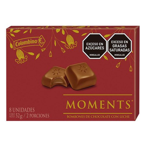 Imagen de Bombones de chocolate COLOMBINA premium estampado (52  gr)