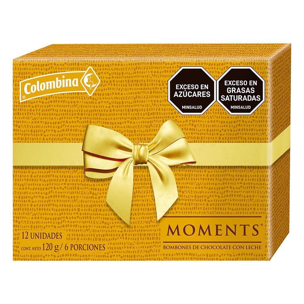 Imagen de Bombones de chocolate MOMENTS chocolate con leche (120  gr)