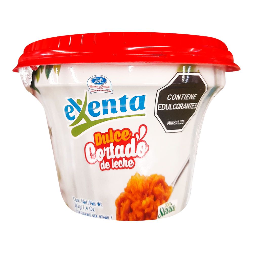 Imagen de Dulce cortado de leche DULCES DEL VALLE cero azúcar x210 g