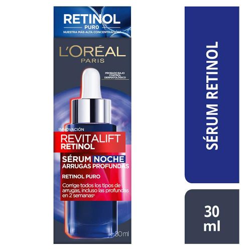 Imagen de Sérum LOREAL PARIS antiarrugas con retinol (30  ml)
