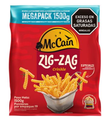 Imagen de Papas Zig Zag MC CAIN 1500  gr