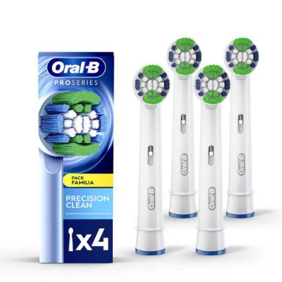 Imagen de Cepillo de dientes eléctrico ORALB repuesto cabezal precision clean (4  und)
