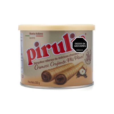Imagen de Barquillos PIRULIN rellenos de chocolate y avellanas (300  gr)