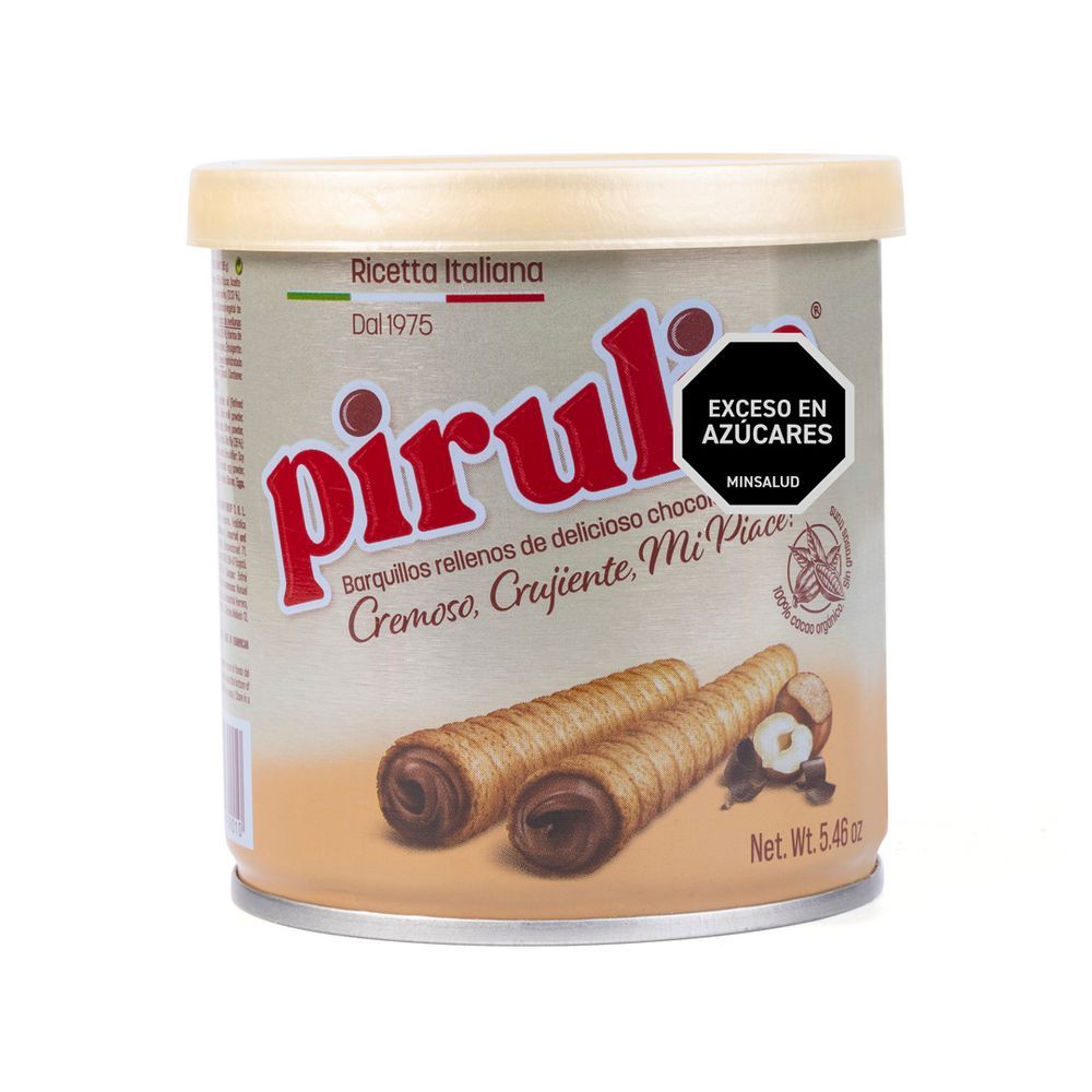 Imagen de Barquillos PIRULIN rellenos de chocolate y avellanas (155  gr)