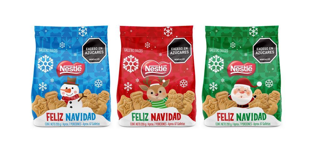 Imagen de Galletas navidad NESTLE dulces bolsa (200  gr)