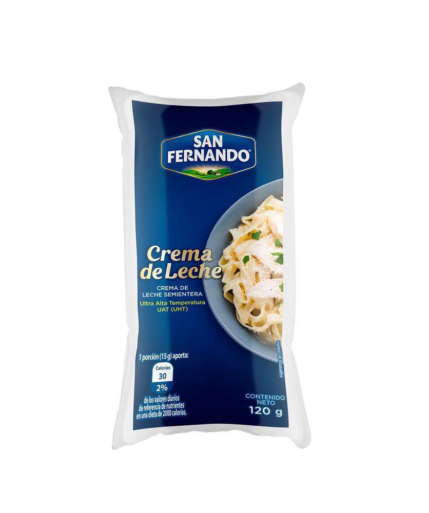 Imagen de Crema de leche SAN FERNANDO semientera (120  gr)