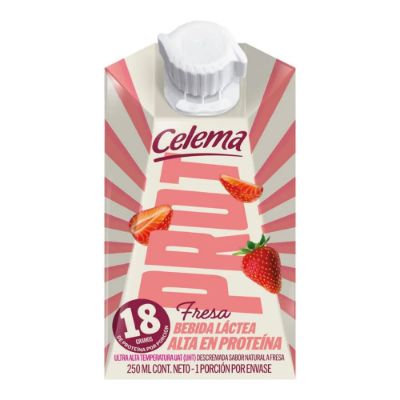 Imagen de Bebida lactea CELEMA alta proteína fresa x250 ml