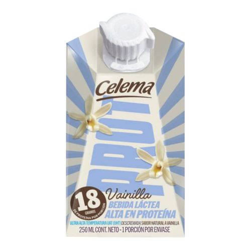 Imagen de Bebida lactea CELEMA alta proteína vainilla x250 ml
